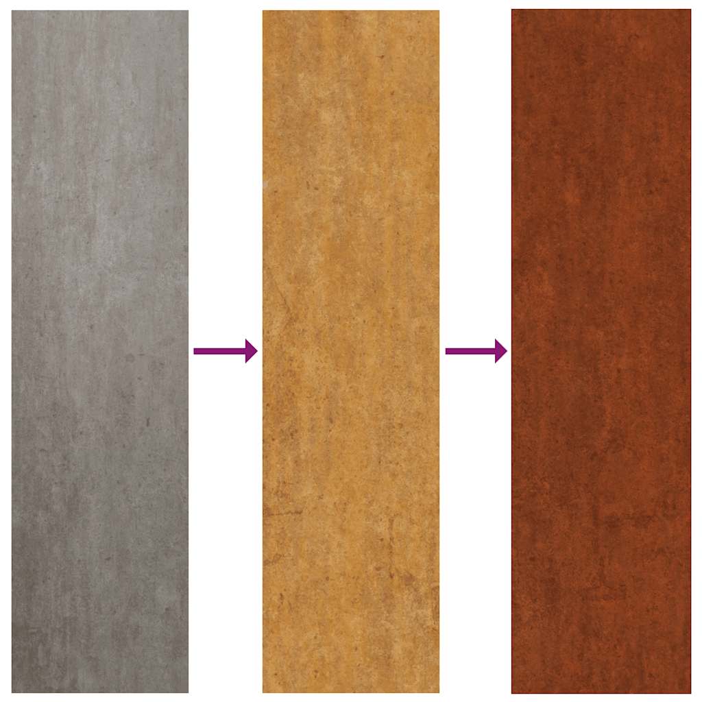 Hochbeet 90x90x45cm Cortenstahl sechseckig rostig Pflanzbeet Pflanzkasten