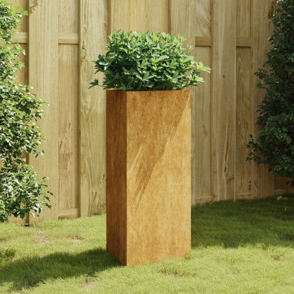 Raised bed 40x34.5x75cm Corten steel rusty plant column planter
