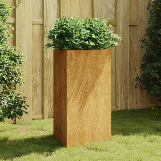 Hochbeet 50x43x75 cm Cortenstahl rostig Pflanzbeet Pflanzkasten