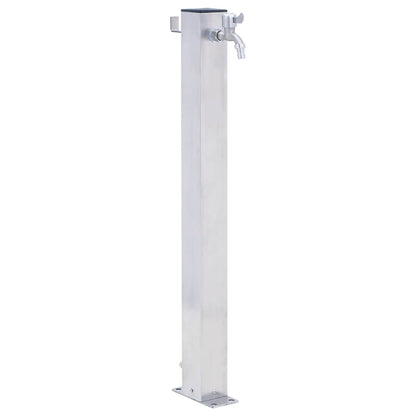 vidaXL Garden Water Column 40 cm Stainless Steel Square