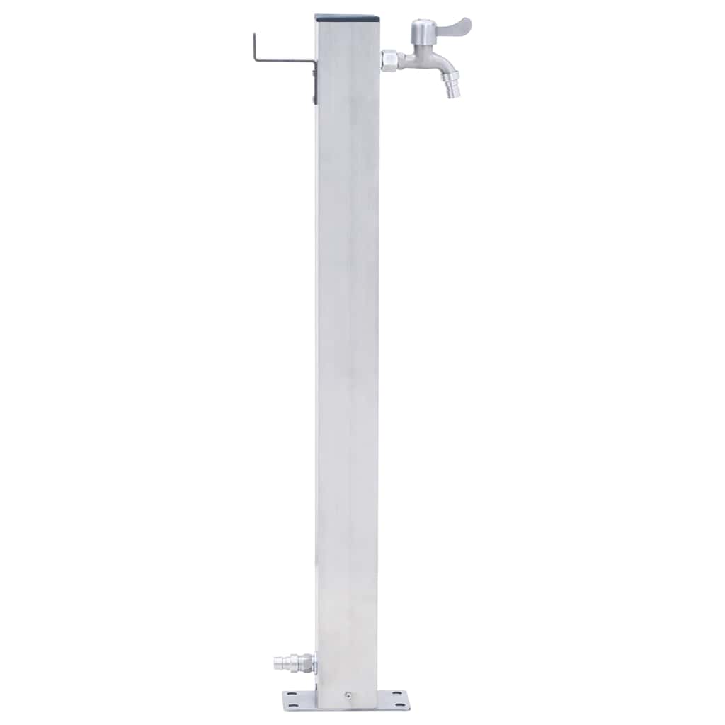 vidaXL Garden Water Column 40 cm Stainless Steel Square