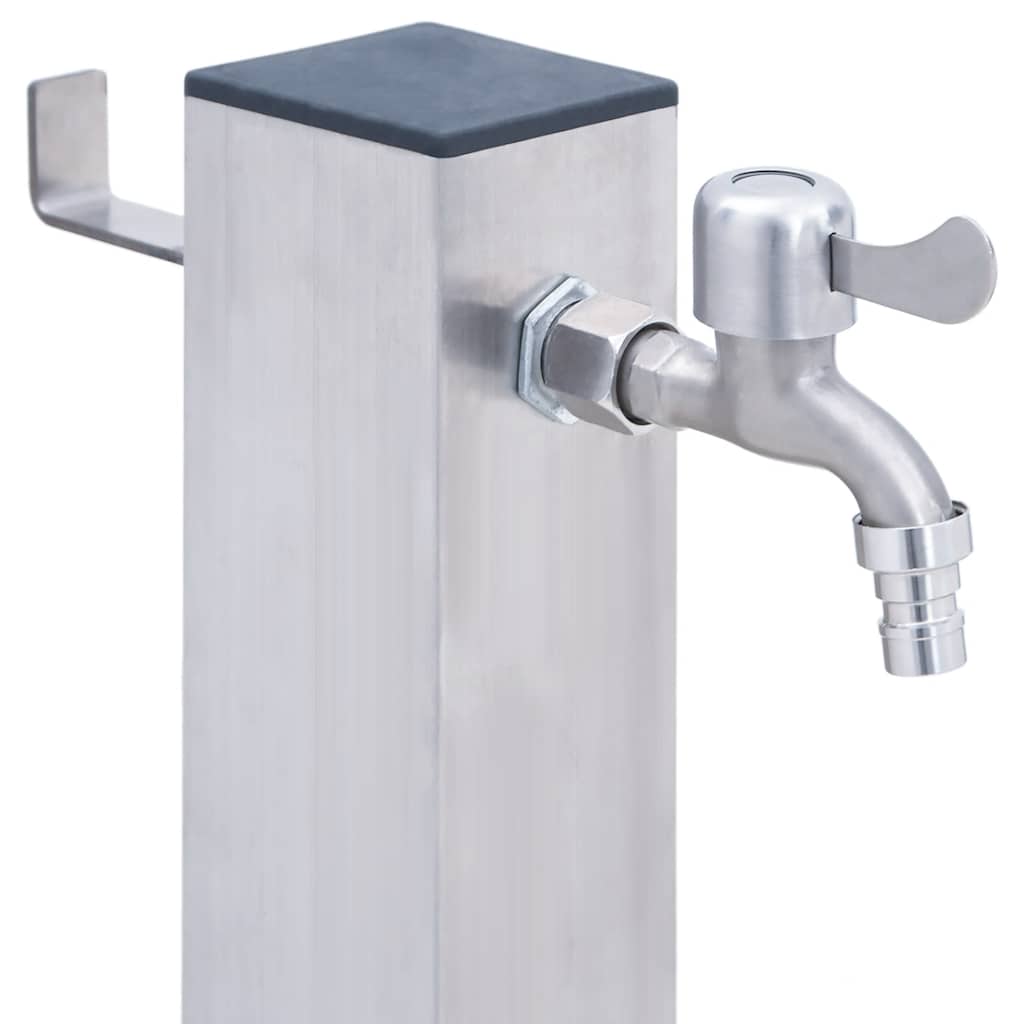 vidaXL Garden Water Column 40 cm Stainless Steel Square
