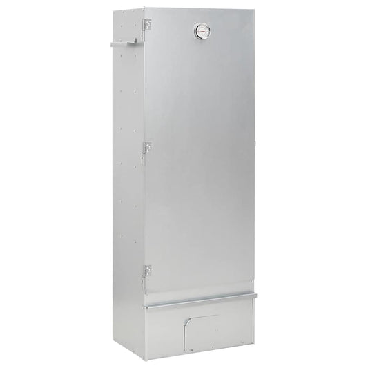 Räucherofen mit Tisch Räuchermehl 44,5x29x110 cm Verzinkter Stahl Räucherschrank