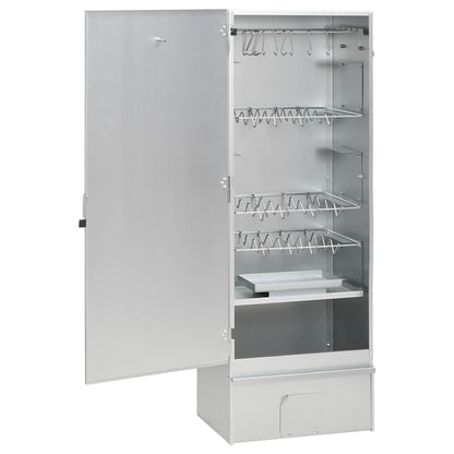 Räucherofen mit Räuchermehl Smoker 44,5x29x110 cm Stahl Räucherschrank