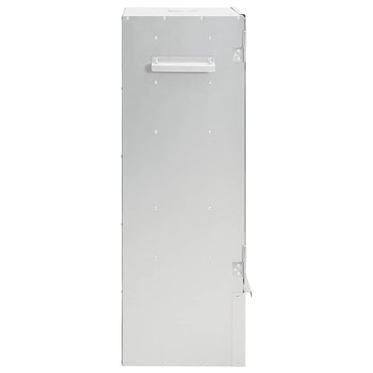 Räucherofen mit Räuchermehl Smoker 44,5x29x83 cm Stahl Räucherschrank