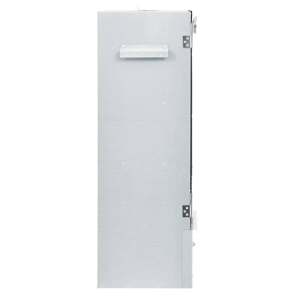 Räucherofen mit Kaltrauchgenerator Verzinkter Stahl 44,5 x 29 x 83 cm Räucherschrank