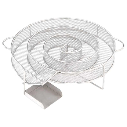 Kaltrauchgenerator Rund 19,5 cm Edelstahl Rauchgenerator für Räucherofen