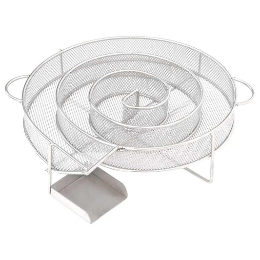 vidaXL Cold Smoke Generator Round 19.5 cm Stainless Steel
