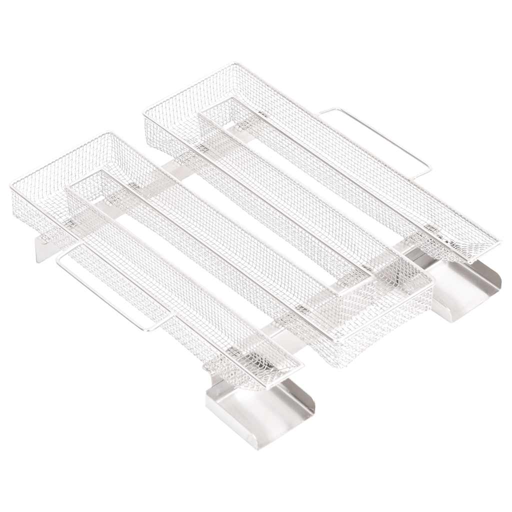 Kaltrauchgenerator 4-Seitig 22,5x21x4,5 cm Edelstahl Rauchgenerator Räucherofen