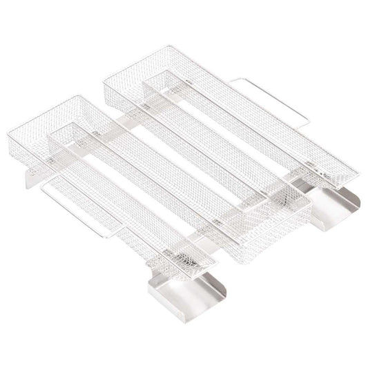 Kaltrauchgenerator 4-Seitig 22,5x21x4,5 cm Edelstahl Rauchgenerator Räucherofen