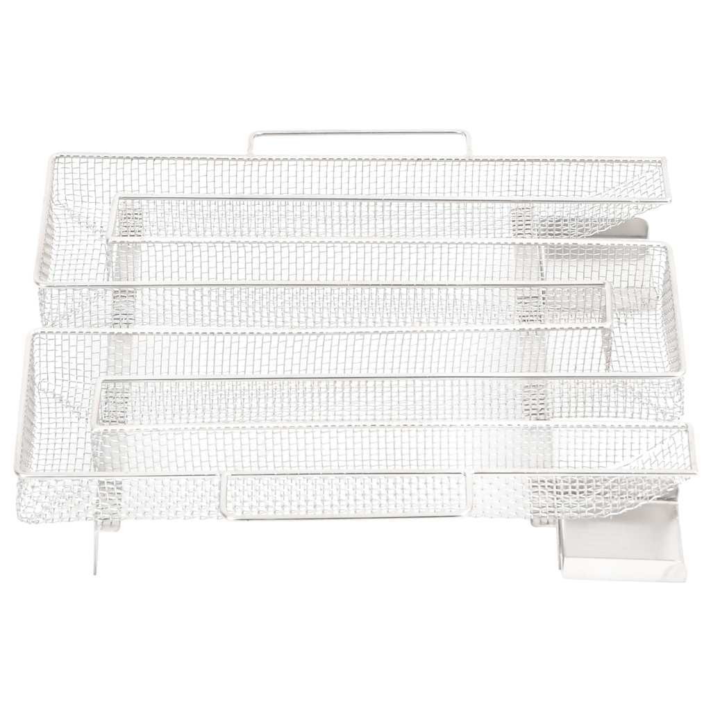 Kaltrauchgenerator 4-Seitig 22,5x21x4,5 cm Edelstahl Rauchgenerator Räucherofen