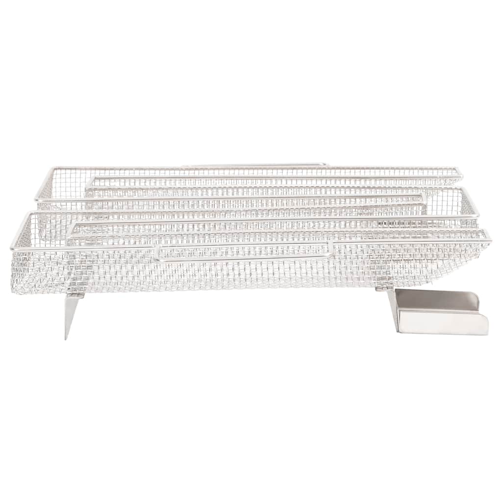 Kaltrauchgenerator 4-Seitig 22,5x21x4,5 cm Edelstahl Rauchgenerator Räucherofen