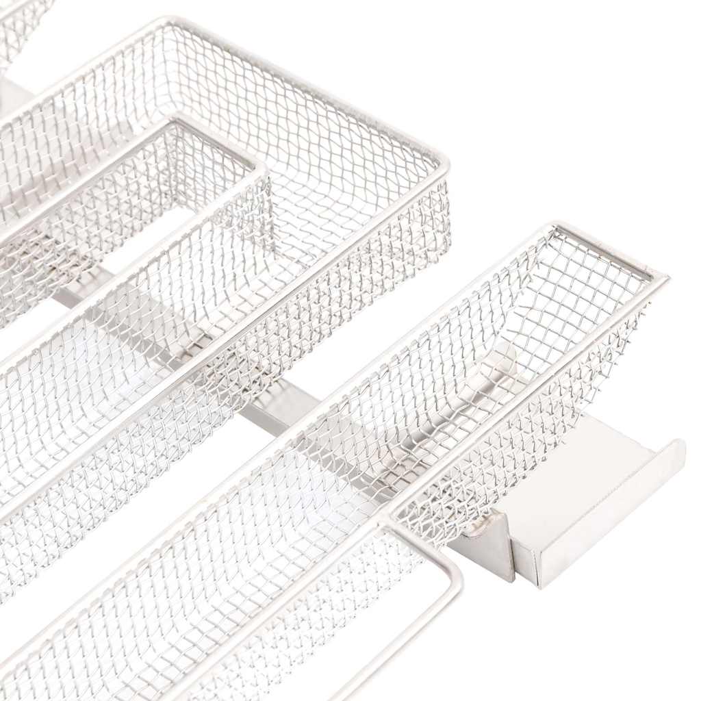 Kaltrauchgenerator 4-Seitig 22,5x21x4,5 cm Edelstahl Rauchgenerator Räucherofen