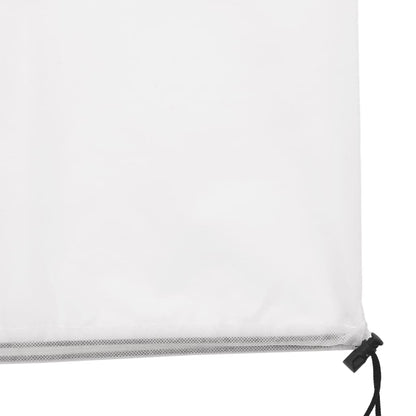 Winter fleece with drawstring, 4 pieces, 70 g/m², 0.8 x 0.8 m, frost protection, garden fleece, plant protection