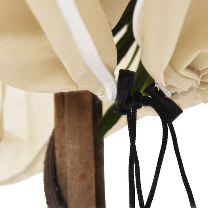Winter fleece with zipper 70 g/m² 3.93x3.5 m Frost protection Garden fleece Plant protection