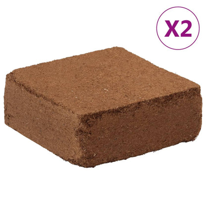 vidaXL Coconut Bricks 2 pcs. 5 kg each 10 kg Total
