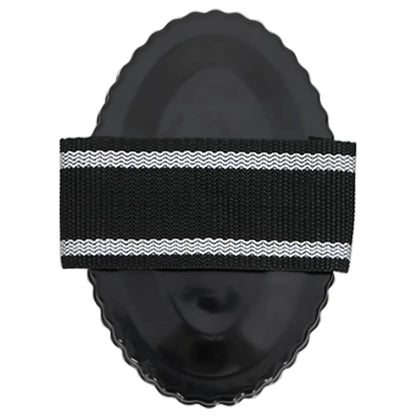 vidaXL Horse Grooming Brushes, 3 Pieces, Black Steel