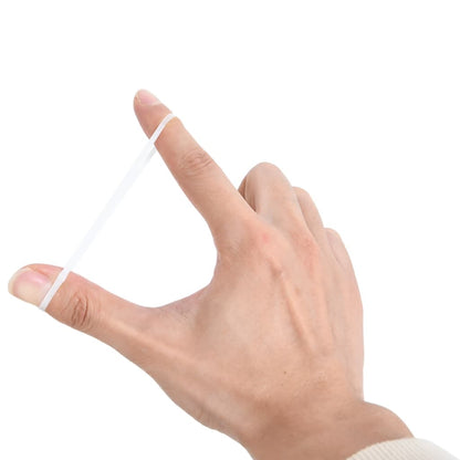 vidaXL Mane Bands for Horses, 2500 Pieces, White Silicone