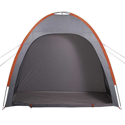 vidaXL Side Tent Grey and Orange Waterproof