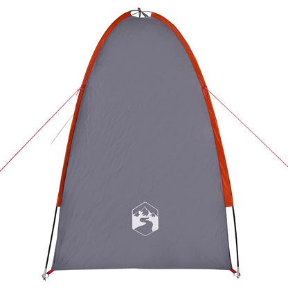 vidaXL Side Tent Grey and Orange Waterproof