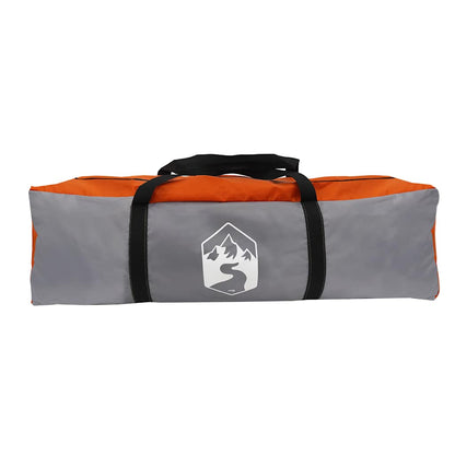 vidaXL Side Tent Grey and Orange Waterproof