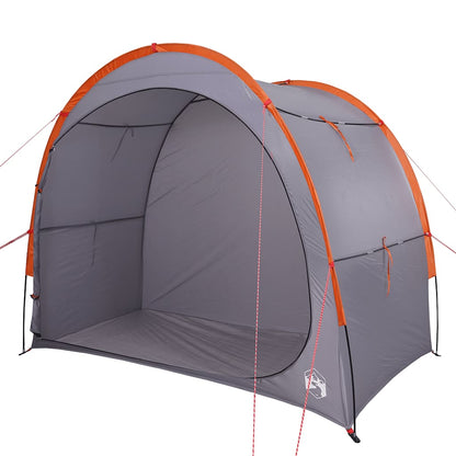 vidaXL Side Tent Grey and Orange Waterproof