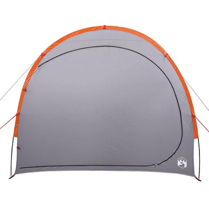 vidaXL Side Tent Grey and Orange Waterproof