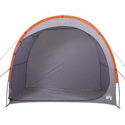 vidaXL Side Tent Grey and Orange Waterproof