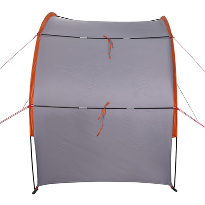 vidaXL Side Tent Grey and Orange Waterproof