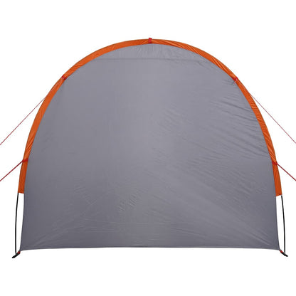 vidaXL Side Tent Grey and Orange Waterproof
