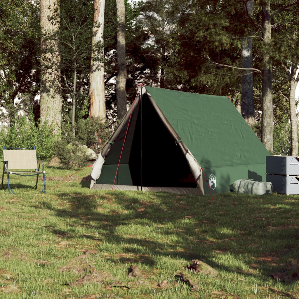 Campingzelt Keilzelt 2 Personen Grün Wasserdicht ultraleicht