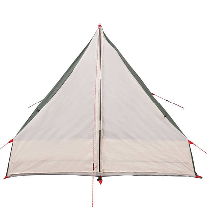 vidaXL Camping Wedge Tent 2 Person Green Waterproof