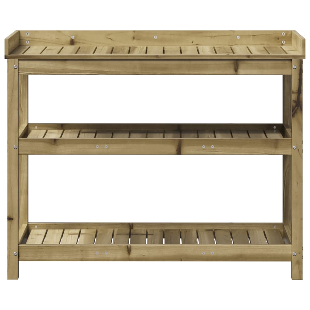 vidaXL Planting Table Shelves 108x45x86.5 cm Impregnated Pine Wood