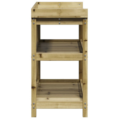 vidaXL Planting Table Shelves 108x45x86.5 cm Impregnated Pine Wood