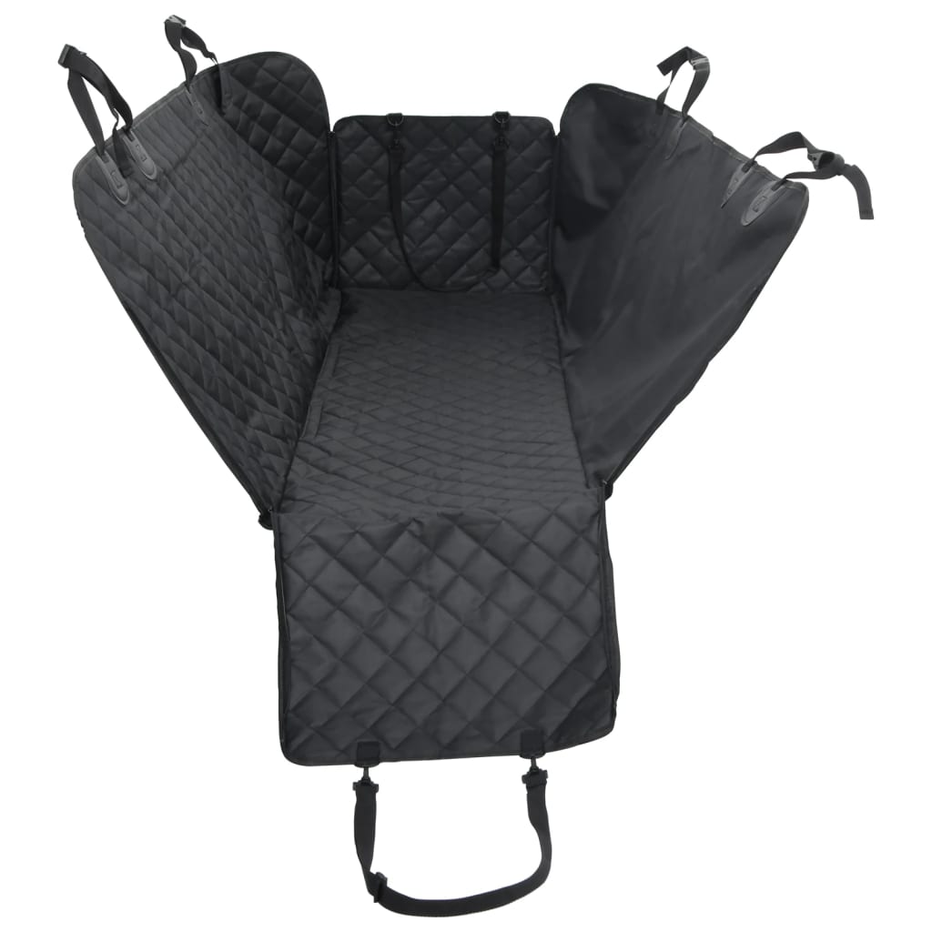 vidaXL Dog Car Seat Cover Black 137x46x50 cm