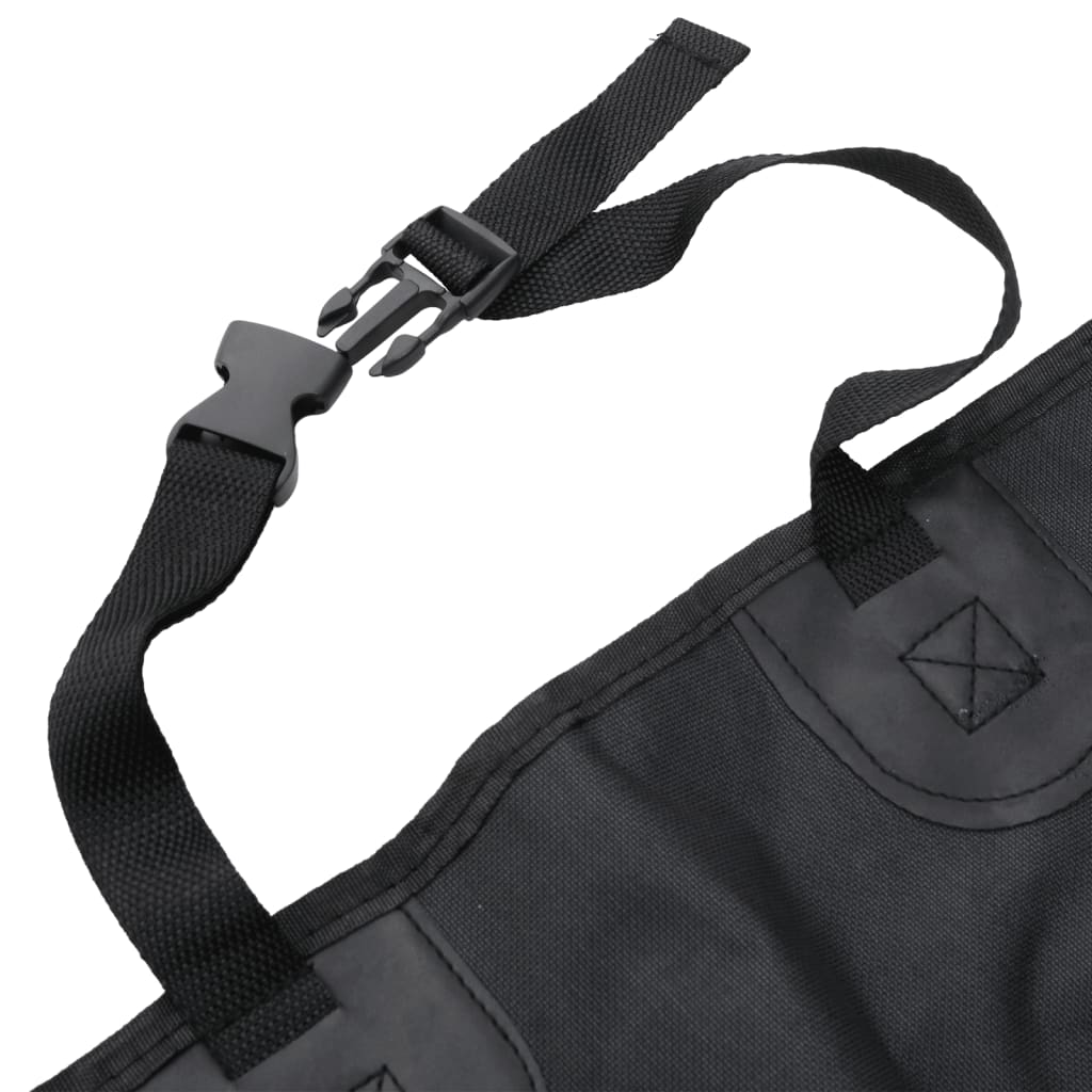 vidaXL Dog Car Seat Cover Black 137x46x50 cm