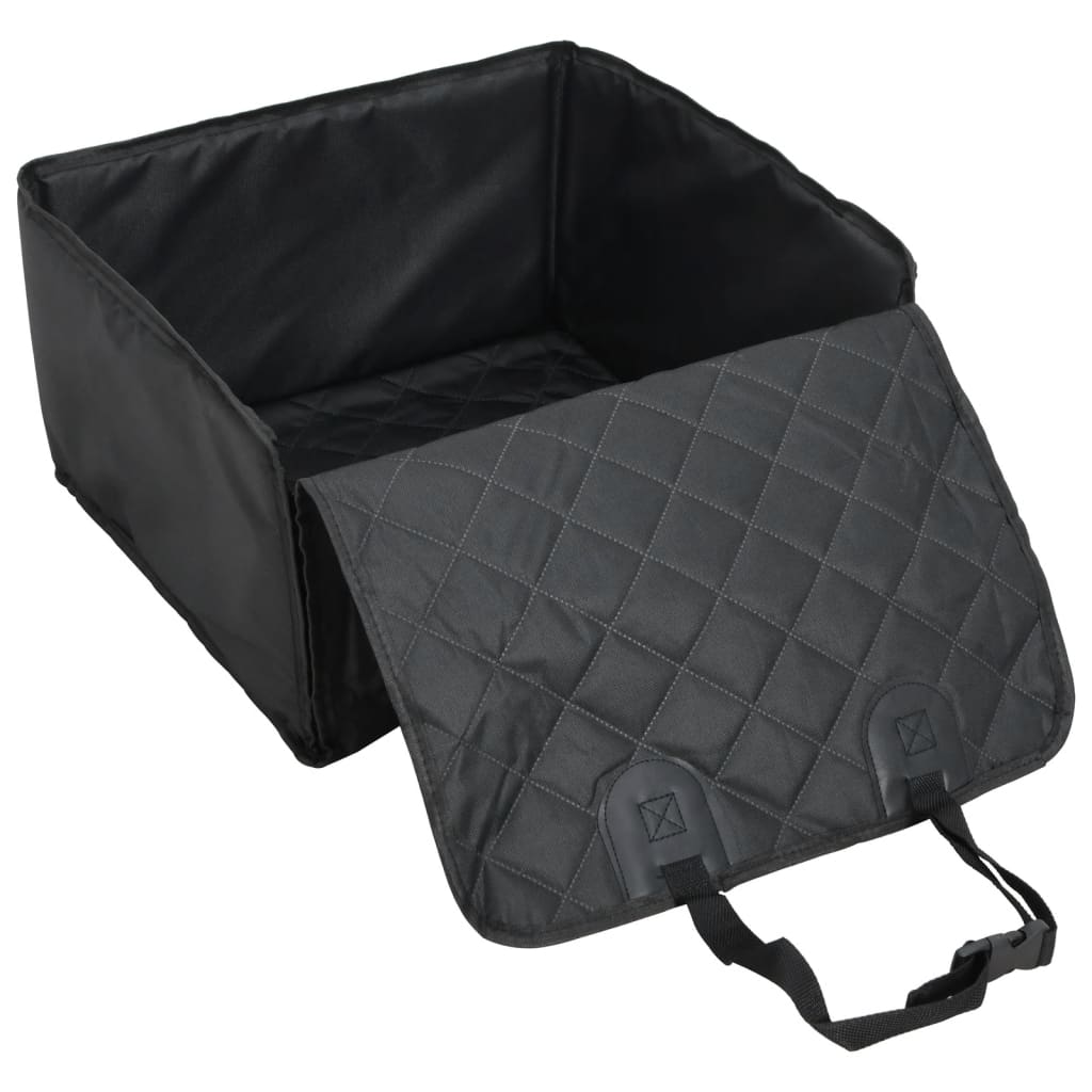 vidaXL Dog Car Seat Black 45x45x25/55 cm