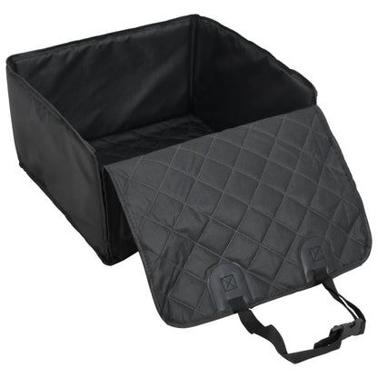 vidaXL Dog Car Seat Black 45x45x25/55 cm