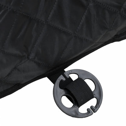 vidaXL Dog Car Seat Black 45x45x25/55 cm