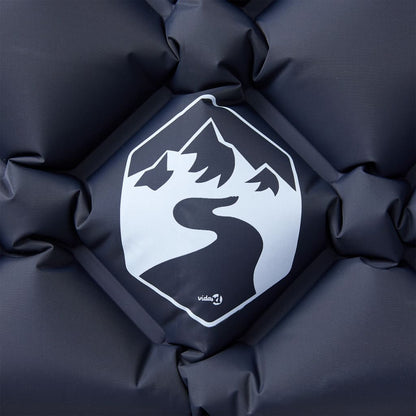 vidaXL Inflatable Sleeping Mat with Pillow Grey