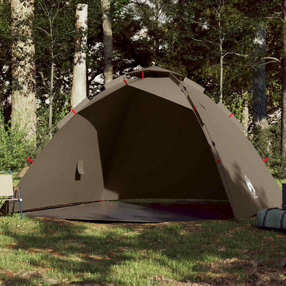 vidaXL Fishing Tent 4 Person Olive Green Quick Release
