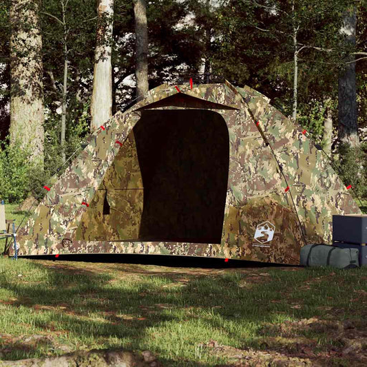 Angelzelt 4 Personen Tarnmuster Quick Release Wasserdicht Camping Anglerzelt