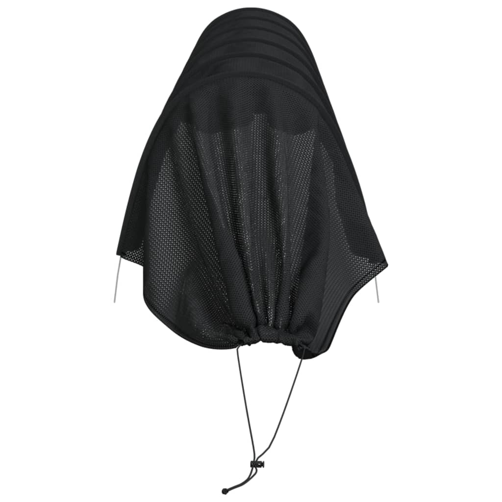 vidaXL Mesh Tunnel Black 300x50x48.5 cm Steel and Polyethylene