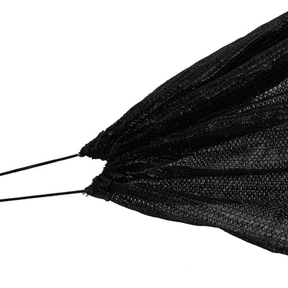 vidaXL Mesh Tunnel Black 300x50x48.5 cm Steel and Polyethylene