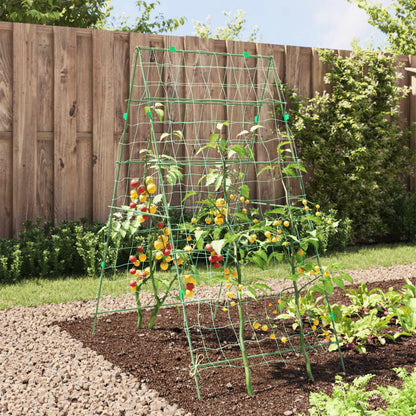 vidaXL Plant Net A-Frame 99x90x175.5 cm Steel
