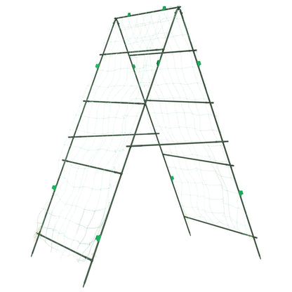 vidaXL Plant Net A-Frame 99x90x175.5 cm Steel