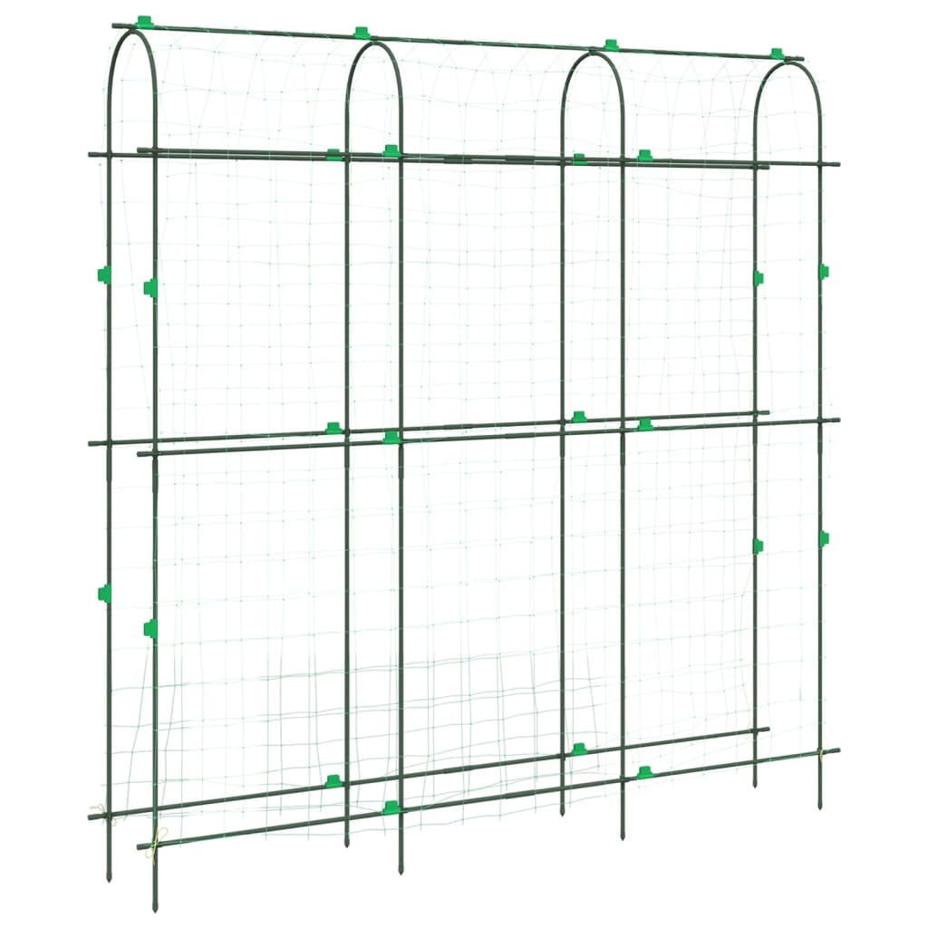 vidaXL Plant Net U-Frame 181x31x182.5 cm Steel