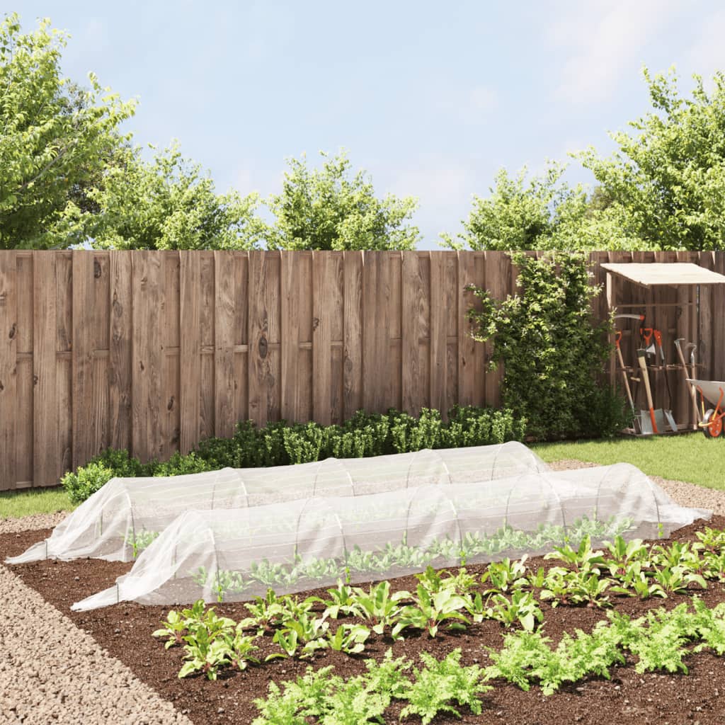 vidaXL Net Tunnel 2 pcs. 1.5x5 m Fiberglass and PP