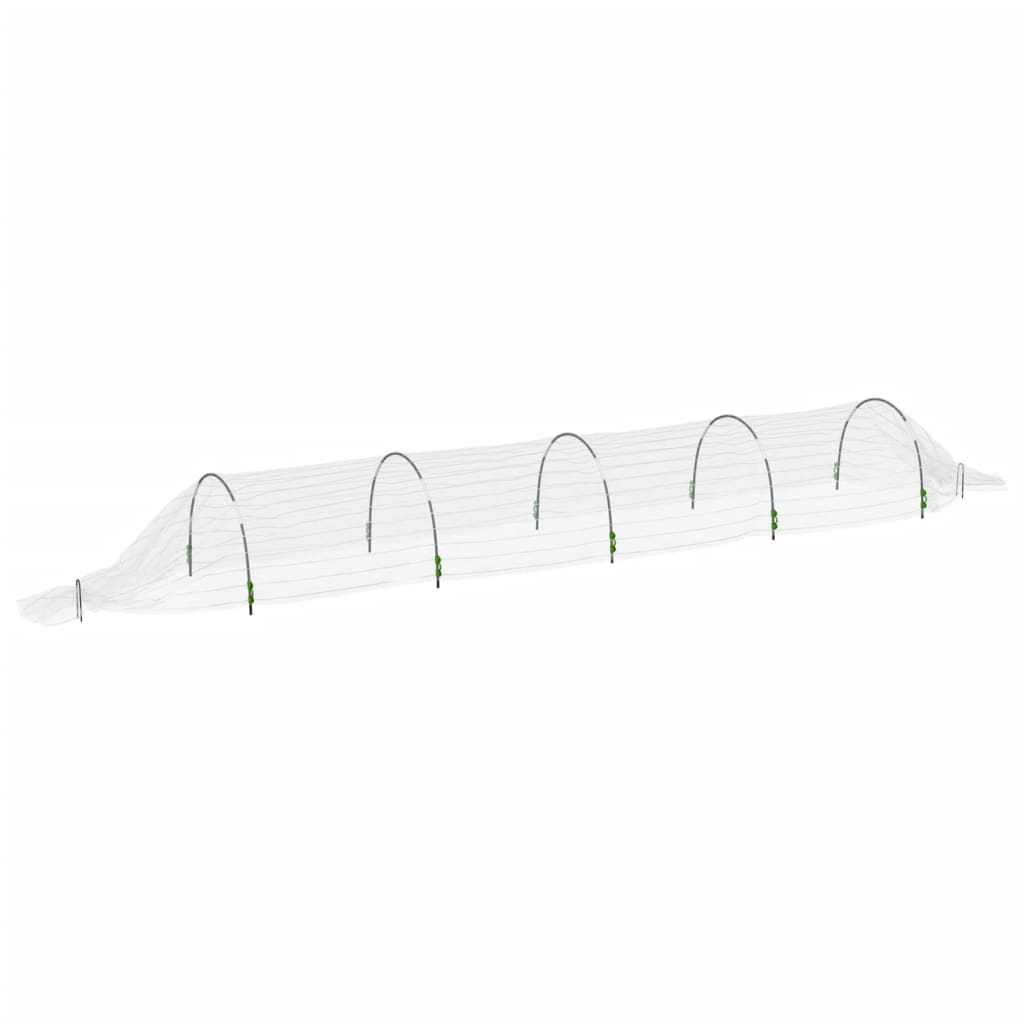vidaXL Net Tunnel 2 pcs. 1.5x5 m Fiberglass and PP