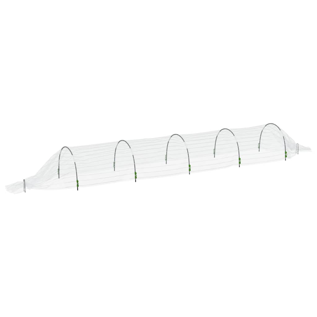 vidaXL Net Tunnel 4 pcs. 1.5x5 m Fiberglass and PP